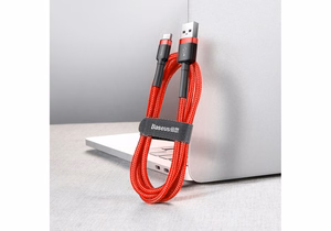Baseus Cafule USB kabelis USB 2.0 0,5 m USB A USB C Raudona