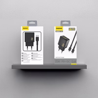 Dudao A26TCEU PD QC 25W GaN USB-A USB-C Wall Įkroviklis with USB-C Laidas - Juodas