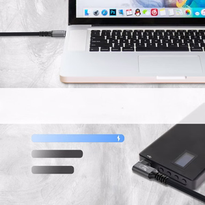 Wozinsky WPS3-UY41S USB-C Thunderbolt 4 240W 1m 4K kampuotas kabelis - juodas
