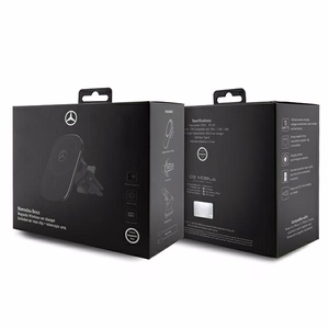Mercedes MEWCCGSLK 15W indukcinis laikiklis oro angai/stiklui juodas/juodas Silver Stars MagSafe