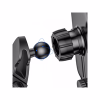 Baseus automobilinis laikiklis Gravity Light Electric universalus su belaidžio įkrovimo funkcija 15W juodas