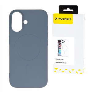 Wozinsky Skystas silikoninis dėklas telefonui MagSafe Samsung Galaxy S24 FE - pilkas