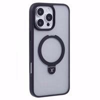 Dėklas X-Level "Pithy Stone II" Apple iPhone 16 Pro Max juodas