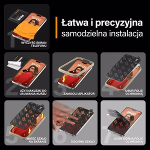 PanzerGlass Ultra-Wide Fit grūdintas stiklas su pozicionieriumi iPhone 15 Pro