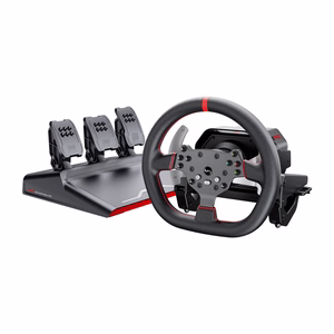 PXN-V10 Pro žaidimų rinkinys - vairas + pedalai + tvirtinimo spaustukų (PC / PS4 / Xbox One / Xbox Series X|S)