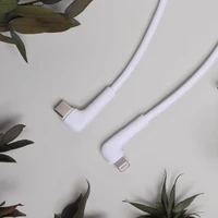 Maxlife MXUC-09 kampinis kabelis USB-C - Lightning 1,0 m 27W baltas