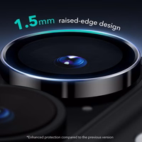 ESR Armorite grūdintas stiklas iPhone 16 / 16 Plus kamerai - juodas