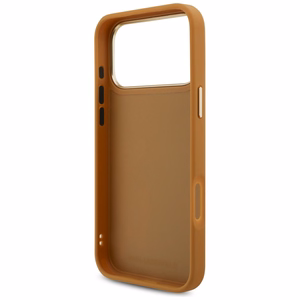 Karl Lagerfeld Karl Script Logo dėklas iPhone 17 Pro Max - rudas