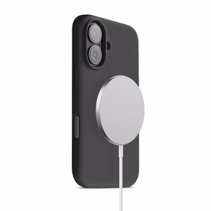 Crong Color Cover Magnetic MagSafe dėklas, skirtas iPhone 17, juodas
