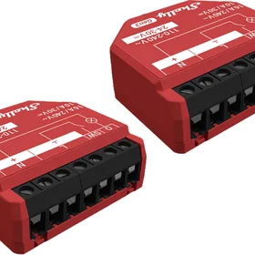 2 Shelly 1PM Gen3 WiFi/Bluetooth valdiklių rinkinys