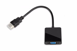 iBox IAHV01 vaizdo kabelio adapteris HDMI A tipo (standartinis) VGA (D-Sub) Juoda