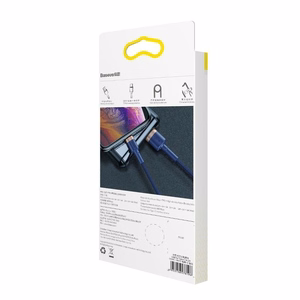 Baseus Cafule Lightning kabelis 1.5A 2m (auksinis + tamsiai mėlynas)