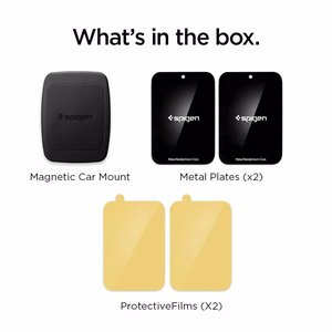 Держатель телефона Spigen H12 для автомобильного воздуховода магнитный - чёрный
