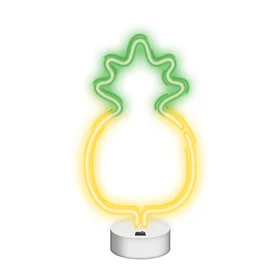 Neon LED on a stand PINEAPPLE yellow green NNE05 Neolia
