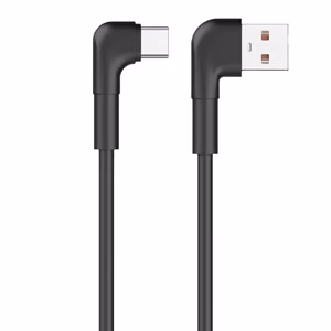 Maxlife MXUC-09 угловой кабель USB - USB-C 1,0 m 3A черный