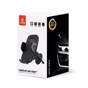 Crong Carclip Air Vent universal car phone mount, black