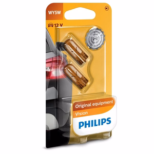Philips automobilinė lemputė WY5W 2 vnt. 12V 5W 12396NAB2
