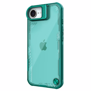 Nillkin Iceblade Prop dėklas su stovu iPhone 16e telefonui - žalias