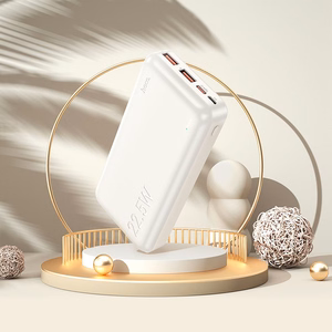Išorinė baterija Hoco J101A PD 20W+Quick Charge 3.0 22.5W 20000mAh, balta