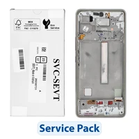 ServicePack LCD ekranas SAMSUNG A53 5G A536B GH82-28024B Balta