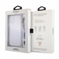 Guess GUHCP12LKPSBK iPhone 12 Pro Max 6.7" Skaidrus kietas dėklas Juodas perlas