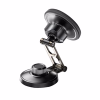 FORCELL F-GRIP IronSecure magnetinis automobilinis laikiklis priekinio stiklo ir prietaisų skydelio, suderinamas su MagSafe, juodas