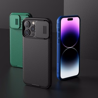 Nillkin CamShield Pro Magnetinis dėklas iPhone 15 Pro Max su kameros apsauga - žalias