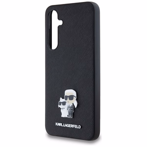 Karl Lagerfeld Saffiano Karl&Choupette Pin case for Samsung Galaxy A35 - black