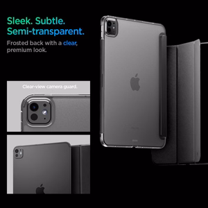 "Spigen Liquid Air Folio" dėklas, skirtas "iPad Pro 11" (2024) "iPad Pro 11" (2025) - Juodas