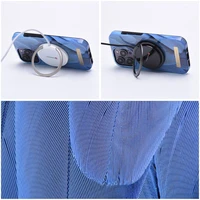 FORCELL F-PROTECT Mirage dėklas telefonui suderinamas su MagSafe IPHONE 15 Pro Max mėlynas paukštis