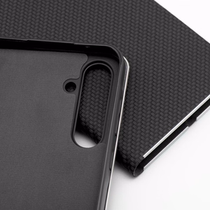 Atverčiamas dėklas skirtas Samsung A27 Luna Book Carbon juodas