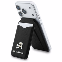 Karl Lagerfeld Stand Mirror MagSafe piniginė su veidrodėliu juodas