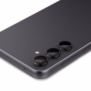 Spigen Glas.tR EZ Fit Optik apsauginis stiklas kamerai Samsung Galaxy S23 FE - juodas, 2 vnt.