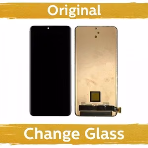LCD дисплей совместимый с Xiaomi 13 Ultra чёрный (восстановленный: Китай)