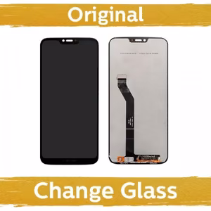 Ekranas skirtas Motorola G7 Power / XT1955 / juodas (Atnaujintas: China)