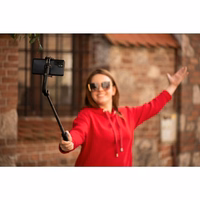 Asmenukių lazda + trikojis Forcell F-GRIP (S70M) (Bluetooth) juoda