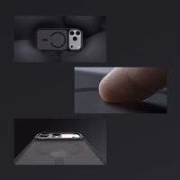 Benks Magnetic Mist Dėklas Metal Frame (C067) Iphone 17 mėlynas (Camera Control Button)