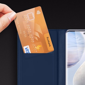 Dux Ducis Skin Pro knygos tipo dėklas Vivo X60 juodas