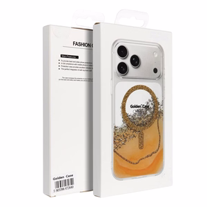 Su MagSafe suderinamas Golden dėklas iPhone 15, auksinis