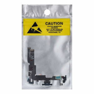 Įkrovimo lankstus USB IPHONE 14 Plus juodas (ištrauktas)