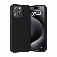 Vention KUFB0-40 Dėklas telefonui iš silikono iPhone 15 Pro Max (m) - juodas
