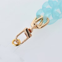 PANAMA Kaklo dirželis telefonui, su pakabuku / ilgio 40 cm (kilpoje 20 cm) / ant riešo - mėlynas