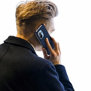 DUX DUCIS Skin Pro knygos tipo dėklas telefonui Xiaomi Mi 11 mėlynas