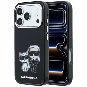 KARL LAGERFELD dėklas, skirtas IPHONE 18 Pro /17 Pro suderinamas su „MagSafe“ (Bodies Sketch) (spalva: juoda)