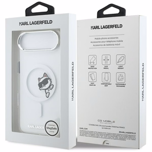Karl Lagerfeld IML Peekaboo MagSafe Dėklas for iPhone Air - Clear
