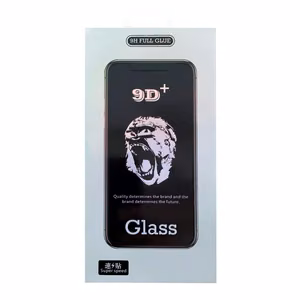 Tempered glass 9D Gorilla Apple iPhone 6/6S black