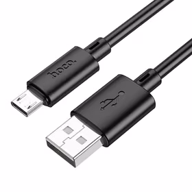 Kabelis USB A į Micro USB Hoco 2,4A 2 m X88 juodas