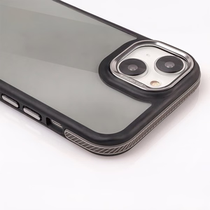 Crystal juodas dėklas for Xiaomi Redmi Note 14 5G (Global) pilkas