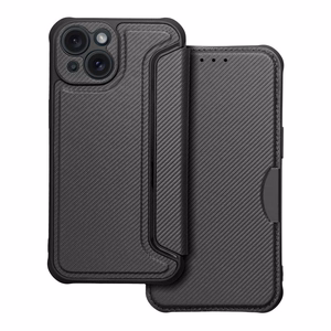 RAZOR knygos tipo dėklas telefonui IPHONE 15 juodas