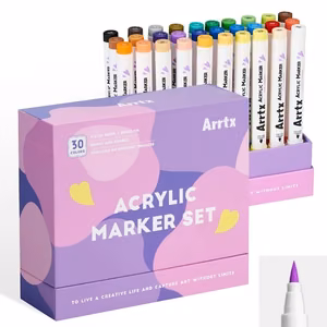 Akriliniai markeriai - flomasteriai ARRTX 30B, 30 spalvų